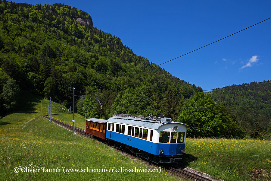 BDhe 2/4 7 auf dem Weg nach Goldau