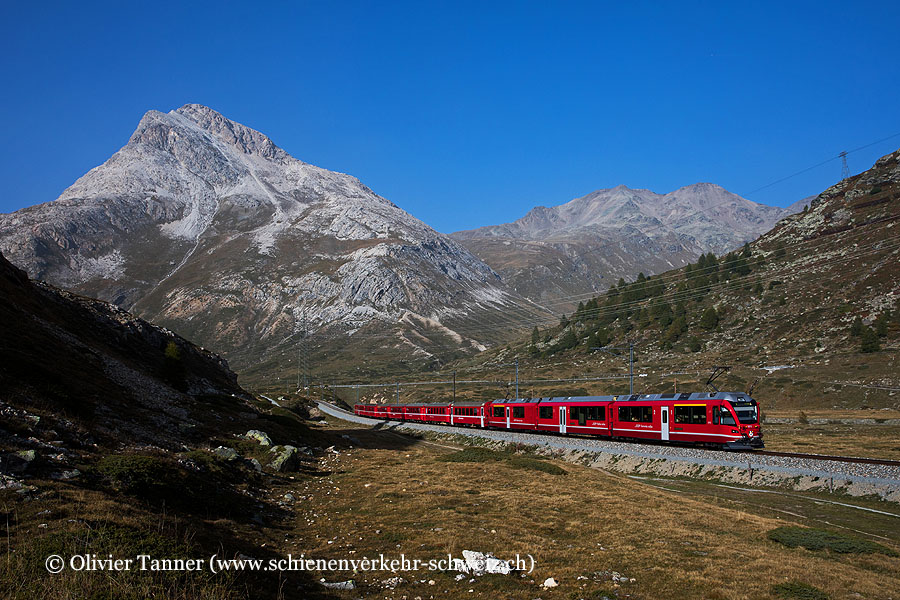 ABe 8/12 3512 mit Regio St. Moritz – Tirano