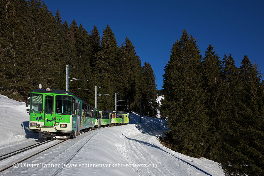 BDeh 4/4 81 als R74 Col-de-Bretaye – Villars-sur-Ollon