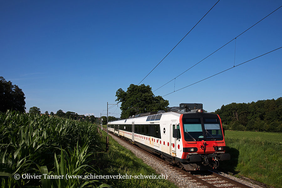 Domino mit RBDe 560 241 als S20 Kerzers – Fribourg – Romont